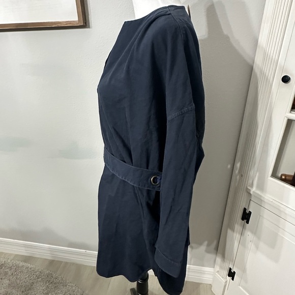 Lucky Brand Blue Long Sleeve Dolman Dress - Picture 3 of 6